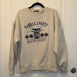 Brandy Melville Erica NARRAGANSETTE Rhode Island sweatshirt oversized, medium